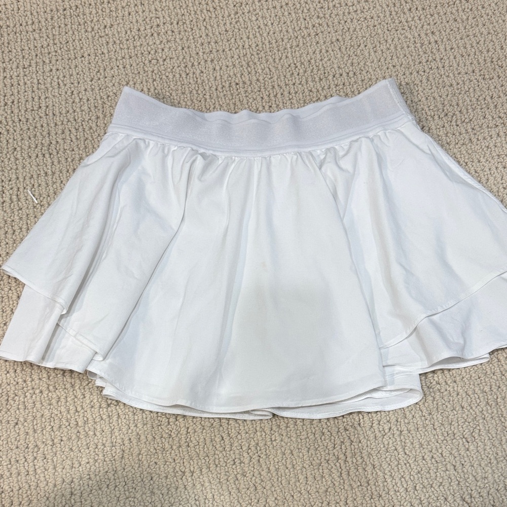 Lululemon Athletica White Skater Skirt
